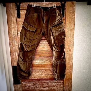 G-Star Military Green Multi-Pocket Pants